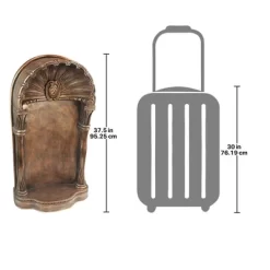 Design Toscano Poli Palace Classic Architectural Wall Niche -Baxton Studio Store GUEST 5e5e140a 4b08 4f2d 9d40 838720eec13d