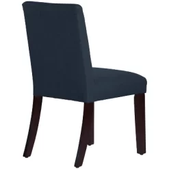 Hendrix Dining Chair In Linen Navy - Skyline Furniture -Baxton Studio Store GUEST 5ecba0f9 eafd 4aba 91bc 9b1d8e56a604