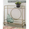 Jackford Bar Cart Antique Gold Finish - Signature Design By Ashley 2 Jackford Bar Cart Antique Gold Finish - Signature Design By Ashley -Baxton Studio Store GUEST 5f52b90d 66ed 4b8f 8605 a88eead19c64