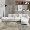 110.2" Modern Style Upholstered Curved Sofa Couch-ModernLuxe -Baxton Studio Store GUEST 5f6f4367 0b01 49b1 afd5 244f29b3fac1