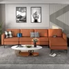 Costway Modular L-shaped Sectional Sofa W/ Reversible Chaise & 4 USB Ports OrangeDark Grey -Baxton Studio Store GUEST 5f88fd00 4e20 4aa8 8351 2524e58a3725