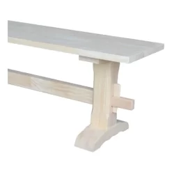 72" Trestle Bench Unfinished - International Concepts 10 72" Trestle Bench Unfinished - International Concepts -Baxton Studio Store GUEST 602cf16a 6ae8 4572 8271 668fc2e10cf5