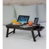 BirdRock HomeMulti-tasking Laptop Bamboo Bed Tray - Walnut 2 BirdRock HomeMulti-tasking Laptop Bamboo Bed Tray - Walnut -Baxton Studio Store GUEST 6173899a 06d3 42ea a316 380d36be3411