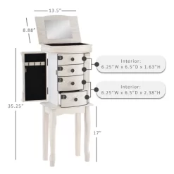 Helene Jewelry Armoire - Powell Company 28 Helene Jewelry Armoire - Powell Company -Baxton Studio Store GUEST 61fc00af 1933 4110 9c0c 15c8e5639929