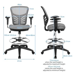 Tangkula Ergonomic Office Chair W/Retractable Footrest High Back Reclining Executive Chair W/Adjustable Headrest -Baxton Studio Store GUEST 622923b3 7e67 4bc1 9a20 c89e83a3ae2d
