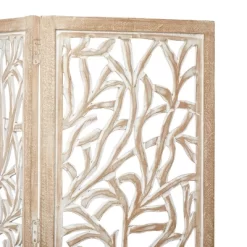 Modern Farmhouse Mdf Room Divider Screen Brown - Olivia & May -Baxton Studio Store GUEST 62781c78 e843 410b a437 bc14c0e2bd16