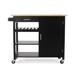 Westcliffe Contemporary Kitchen Cart With Wheels - Christopher Knight Home -Baxton Studio Store GUEST 6386dffd 902a 4beb 9052 0385d5fadbe6