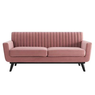 Engage Channel Tufted Performance Velvet Loveseat - Modway 4 Engage Channel Tufted Performance Velvet Loveseat - Modway - Image 2
