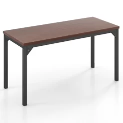 Costway 55" Conference Table Office Computer Study Desk Metal Base Meeting Room -Baxton Studio Store GUEST 64b6a1d4 b4ae 4582 83b7 beb4f9356988
