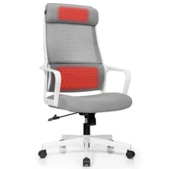 Costway Adjustable Mesh Office Task Chair Heating Lumbar Support Headrest GreyBlack -Baxton Studio Store GUEST 656a4395 682e 4ff9 a1a1 40dd118be41f