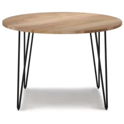 45" Moreno Round Dining Table Natural - WyndenHall -Baxton Studio Store GUEST 67025449 1308 4648 9bb9 0fd5579b93ee