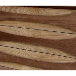 3 Drawer Chest With Contrasting Drawer Panels Walnut - StyleCraft