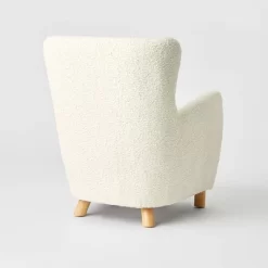 Kessler Wingback Faux Sherling Accent Chair Cream - Threshold™ Designed With Studio McGee 11 Kessler Wingback Faux Sherling Accent Chair Cream - Threshold™ Designed With Studio McGee -Baxton Studio Store GUEST 68e4f7d2 06d7 4346 a79c 29467f3335bf