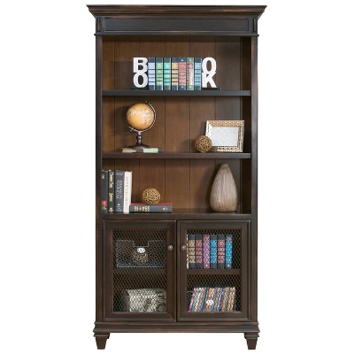 78" Hartford Open Bookcase - Martin Furniture 3 78" Hartford Open Bookcase - Martin Furniture
