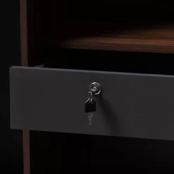 7 Shelf Wardrobe Rikke Two-Tone Wood Storage Cabinet Brown - Baxton Studio -Baxton Studio Store GUEST 6b114e75 e0d7 423d a385 41ecc66d6803