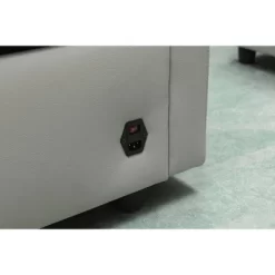 Lily Leather Power Recliner Sofa Loveseat With Power Headrests Gray - Abbyson Living -Baxton Studio Store GUEST 6cb32605 e67d 4374 8d2e 332fdcdd4f63