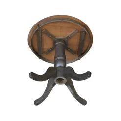 29" Clause Round Top Pedestal Dining Table Hickory Brown - International Concepts -Baxton Studio Store GUEST 6e4cddd6 f886 4852 9a4b d621e3c642c4