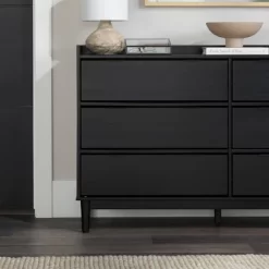 Mid-Century Modern Solid Wood 6 Drawer Double Dresser - Saracina Home -Baxton Studio Store GUEST 6e54a525 852f 4e93 8d57 0eae630fa901