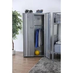 Costa Armoire Silver - MiBasics -Baxton Studio Store GUEST 6e691753 ce52 42fe 8e3f 64cf6d661b11