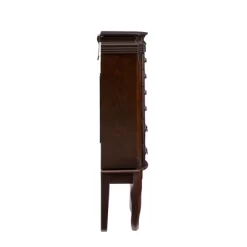 Verona Italian Influenced Jewelry Armoire Espresso - Powell Company -Baxton Studio Store GUEST 6e988ae6 0aad 456d 8437 7bd5d581e13d