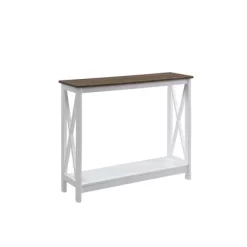 Oxford Console Table With Shelf - Breighton Home -Baxton Studio Store GUEST 6fccae58 3a5d 42c9 b4de 7986055430cd