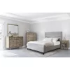 6pc Aurora Mid-Century Gray Bedroom Set With Upholstered Bed - Abbyson Living -Baxton Studio Store GUEST 704a37b5 23fb 4839 9342 5a11d0bd9952