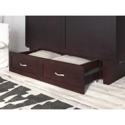 Queen Monroe Murphy Bed Chest USB Turbo Charger - AFI