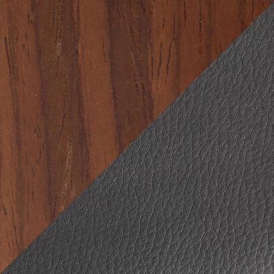 Set Of 2 Cassis Upholstered Barstool Gray/Walnut - Lumisource 9 Set Of 2 Cassis Upholstered Barstool Gray/Walnut - Lumisource - Image 7