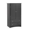 Clothing Armoire Black - Prepac -Baxton Studio Store GUEST 73a40df5 5c82 4b0b 8f77 a13a54ff6fe2