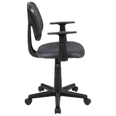 Flash Furniture Flash Fundamentals Mid-Back Mesh Swivel Task Office Chair With Pivot Back And Arms 12 Flash Furniture Flash Fundamentals Mid-Back Mesh Swivel Task Office Chair With Pivot Back And Arms - Image 11