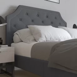 Merrick Lane Platform Bed With Slatted Support Contemporary Tufted Upholstery With Accent Nail Trim 18 Merrick Lane Platform Bed With Slatted Support Contemporary Tufted Upholstery With Accent Nail Trim -Baxton Studio Store GUEST 75178853 00f1 4f39 81b5 24ff7e602620