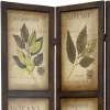 Botanical Print Double Sided Room Divider - Oriental Furniture 1 Botanical Print Double Sided Room Divider - Oriental Furniture -Baxton Studio Store GUEST 759c9c0d c4df 4c6a a4e2 1a22ae576baa