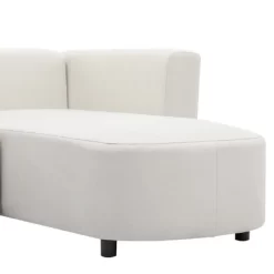 110.2" Modern Style Upholstered Curved Sofa Couch-ModernLuxe 23 110.2" Modern Style Upholstered Curved Sofa Couch-ModernLuxe -Baxton Studio Store GUEST 76355c98 0406 491d 8165 ec7e4f6ac767