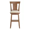 29" South Hill Panel Back Wood Swivel Height Barstool - Inspire Q -Baxton Studio Store GUEST 765759ea 595d 401e 9174 f8e9aeb0070c