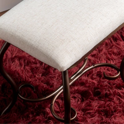 Clarisse Metal Vanity Set Brown - Linon 11 Clarisse Metal Vanity Set Brown - Linon - Image 9