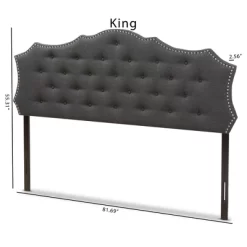 Aurora Modern And Contemporary Fabric Headboard - Baxton Studio -Baxton Studio Store GUEST 7ae01c3d 3494 4c68 bad8 34bad1238f02
