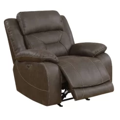 Aria Power Glider Recliner With Power Head Rest Saddle Brown - Steve Silver Co. -Baxton Studio Store GUEST 7bb1588c ad32 45ea 8ace fcb14a162dcd