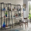 3pc Neveah Marble Ladder Desk And Bookcase Set Matte Black - Inspire Q -Baxton Studio Store GUEST 7bc94640 4fa5 4955 904b 9b7316f1d931