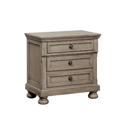 2pc Queen Earl Bedroom Set With Nightstand Gray - HOMES: Inside + Out 4 2pc Queen Earl Bedroom Set With Nightstand Gray - HOMES: Inside + Out - Image 2
