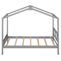 Twin Size Wood House Bed Frame With Storage Space-ModernLuxe -Baxton Studio Store GUEST 7c3a000c 5598 4ea8 b549 66774cf481a9