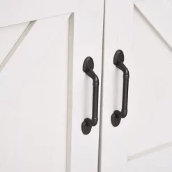 HOMCOM 2-Door Free Standing Sideboard Console Table With Bottom Shelf, Entryway -Baxton Studio Store GUEST 7caacb3b cbff 478e 81a2 7bf9b00b2040