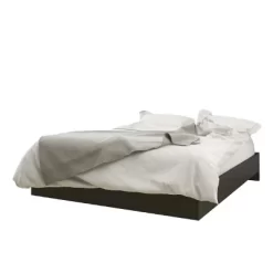 Avenue Platform Bed And Headboard Black - Nexera