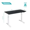 Costway Electric 55''x28'' Standing Desk Sit To Stand Workstation Dual Motor -Baxton Studio Store GUEST 7e5d173d 41f1 4528 8544 503e1021d87c