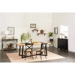 Contemporary Wood Dining Table Brown - Olivia & May -Baxton Studio Store GUEST 7e862b65 4855 4c32 870e 7da46e42794c