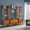 70.5" 3pc Landon Bookcase Set - Crosley