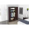 2 Door Wardrobe/Armoire Espresso - Inval -Baxton Studio Store GUEST 7f2df3cb c6be 4742 9832 e4d2b1983a36