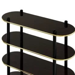 Fabulaxe 5 Tier Open Bookshelf, Contemporary Classic Modern Style Free Standing Display Rack Unit For Collections,59" Height Etagere Bookcase 12 Fabulaxe 5 Tier Open Bookshelf, Contemporary Classic Modern Style Free Standing Display Rack Unit For Collections,59" Height Etagere Bookcase -Baxton Studio Store GUEST 7f8d11cd 0b29 4308 8539 0d0da400d0b0