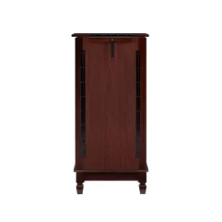 Tierra Contemporary Jewelry Armoire Merlot Brown - Powell Company -Baxton Studio Store GUEST 81017bc8 9cf5 4a68 a48c b3a81a94dfbc