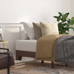 Amalia Solid Wooden Platform Bed With Wooden Support Slats - Taylor & Logan