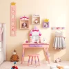 Costway Kids Vanity Set Princess Makeup Pretend Play Dressing Mirror Castle Girls Pink -Baxton Studio Store GUEST 816e6afe c2fe 4a2f 83d4 0c11ec6a6995
